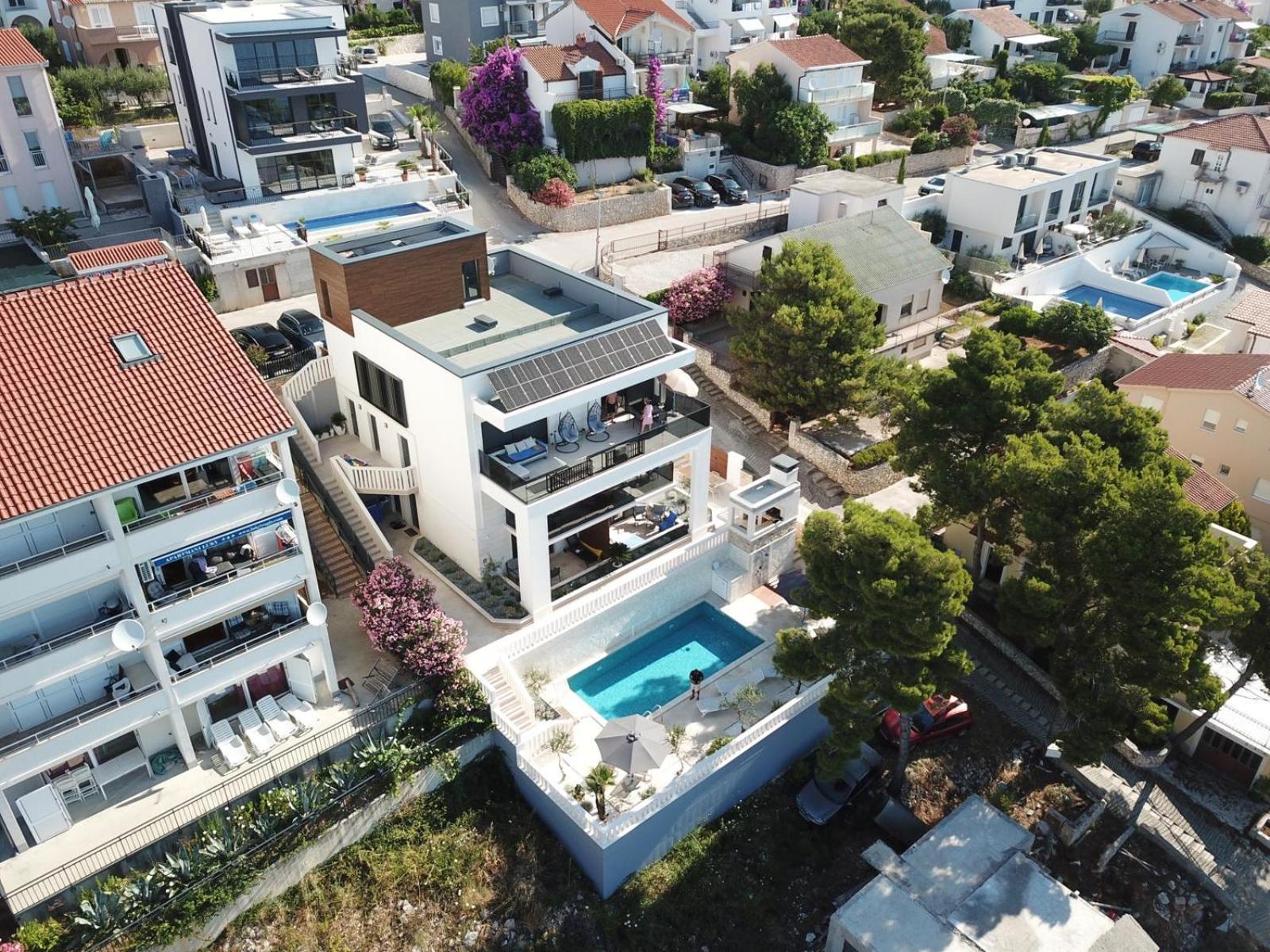 Luxury Beachfront Villa Carlisa Čiovo المظهر الخارجي الصورة