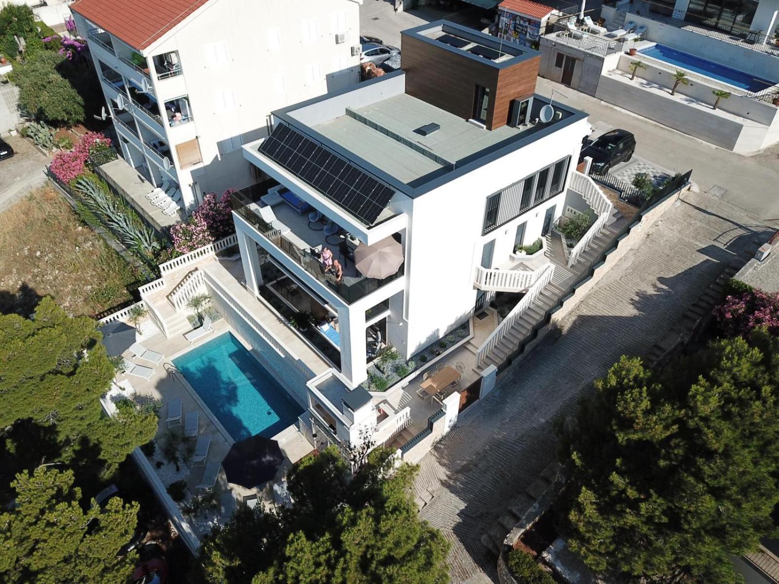 Luxury Beachfront Villa Carlisa Čiovo المظهر الخارجي الصورة